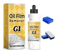 G1 Car Glass Cleaner, Car Glass Compound for Automotive Glass Polish - Removes Water Spots, Road Oils, Windshield Haze, and More, Improves Visibility for Cars Windows and Mirrors (1)