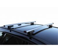 EUFAB Relingträger, für Fahrradträgeraufsätze und Dachboxen, aus Aluminium, abschließbar