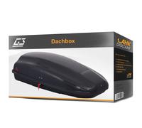 G3 Dachbox g322170 von Arjes 320, Schwarz Metallic, 240 Liter