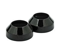 Gabel Staubkappen Cover Schwarz für Harley-Davidson FXD 91-05 FXR 87-94 XL 88-19