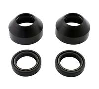 Gabel Wellendichtringsatz inkl. Staubkappen - 33x46x10,5 kompatibel mit Kawasaki Z 440 A Ltd 3 KZ440A 1982-1983