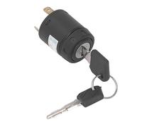 Gabelstapler Zündschlüssel mit 2 Schlüsseln, Wasserdichtes Zündschloss Gabelstapler, Fahrzeug Elektroniksystem Ersatz Edelstahlmaterial für Linde L14 16 14AP 16AP 372