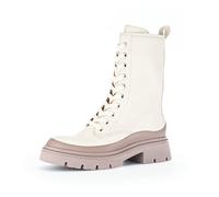 Gabor Damen Biker Boots, Frauen Stiefeletten,Wechselfußbett,motorradstiefel,Stiefel,Booties,halbstiefel,Panna/Dark-Nude,37.5 EU / 4.5 UK