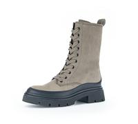 Gabor Damen Biker Boots, Frauen Stiefeletten,Wechselfußbett,uebergangsschuhe,uebergangsstiefel,motorradstiefel,Oliv/schwarz,38 EU / 5 UK