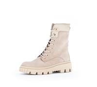 Gabor Damen Biker Boots, Frauen Stiefeletten,Wechselfußbett,uebergangsstiefel,motorradstiefel,Bootee,Booties,Desert (Panna),41 EU / 7.5 UK