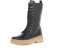 Gabor Damen Biker Boots, Frauen Stiefeletten,Wechselfußbett,uebergangsstiefel,motorradstiefel,bootee,booties,schwarz(caramel),38 EU / 5 UK