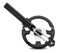 GADLANE Lenkradkralle Für Auto - Twin Bar Lenkradschloss für Auto, Van, Wohnwagen - Mit 2 Schlüssel - Lenkradsperre Auto Diebstahlschutz (Schwarz)