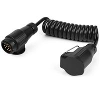 Gaethra 2m 13-poliger Anhängerstecker Verlängerung, Kabelsatz Anhänger 13-Polig, 13-poliger Anhänger Kabelbaum für 12V/24V LKW, Traktor, PKW, Caravan & Wohnwagen