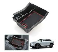 GAFAT Kompatibel mit Honda HR-V 2022-2024 2025 Mittelkonsole Aufbewahrungsbox, HRV 2023 Armlehne Organizer Tray Mittelarmlehne Handschuhfach, HRV 2024 zubehör (Rot)