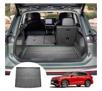 GAFAT Kompatibel mit Neu VW Tiguan 3 2024 2025 2026 Kofferraummatte, Leicht zu Falten, TPE Allwetter Kofferraumwanne für Ti-guan III ab Bj. 2024-, Hohe Kante 3D Scannen Multifunktion Matte