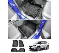 GAFAT Kompatibel mit Toyota Yaris Cross Hybrid 2021-2026 2027 Fussmatten, TPE Allwetter Fußmatten für Facelift Yaris Cross 2025 Zubehör, Gummimatten Original 3D-Scan Hoher Rand 6-10 cm