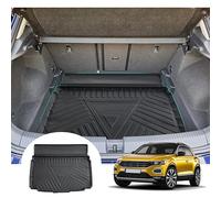 GAFAT Kompatibel mit VW T-ROC 2017-2024 2025 Kofferraummatte, T-R0C Kofferraumwanne Antirutschmatten Original 3D Scanner TPE, T-R0C Zubehör [unterer Ladeboden]