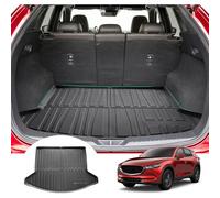 GAFAT Mazda CX-5 KF II Facelift 2018-2024 2025 Kofferraummatte, TPE Allwetter-Kofferraumwanne Matten Original 3D Scannen Hohe Kante, Mazda CX-5 Zubehör