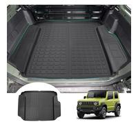 GAFAT Neu Suzuki Jimny 2021-2024 2025 JB64/JB74 Kofferraummatte, Leicht zu Falten, TPE Allwetter-Kofferraumwanne Hohe Kante Original 3D-Scannen, Multifunktion Matte [2 Sitzer]