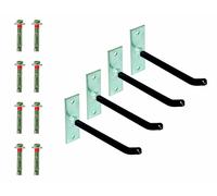 GAH Felgenhalter-Set, vz, 4Stahlhaken a.Pl. / Kt