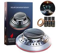 Gahwa Elektromagnetisches Auto Schneeräumgerät, Auto Defroster, Fahrzeug Mikrowelle Molekulare Enteisung Instrument, Tragbare kinetische Molekulare Heizung, mit ätherische Öle - 3ätherische (Silver)