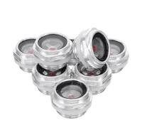 GALPADA 8 Stück Ölstandanzeiger G1/2 Außengewinde aus Aluminium mit Sichtfenster für Kompressoren Pumpen und Kompressortanks Flüssigkeitsstandsanzeiger für Werkstattausrüstung