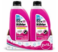 Gamix Kühlerfrostschutz G12/G12+ - Gebrauchsfertige Kühlflüssigkeit Auto - Frostschutz bis -35 °C - 2 L - Longlife 5 Jahre