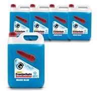Gamix Scheibenfrostschutz mit Magic Blue Duft | Schlierenfreier und effektiver Scheibenreiniger für den Winter | Gebrauchsfertige frostschutzmittel scheibenwaschanlage | 4x5L = 20L