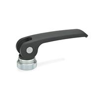 Ganter Normelemente | Exzenterspanner mit Innengewinde - 927-101-M10-A-B | Hebel Zink-Druckguss, schwarz | 1 Stück