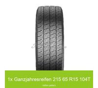 Ganzjahresreifen 215/65 R15 104T Uniroyal AllSeasonMax 3PMSF | 55361