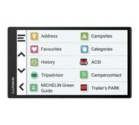 Garmin Camper 795 Navigationssystem Tragbar / Fixiert 17,6 cm (6.95") TFT Touchscreen 239,6 g Schwarz