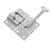 Garneck Edelstahl Türhalter Anhängertür Riegel Robust Langlebig Einfache Montage für Wohnmobil Plattform Kastenwagen Geeignet