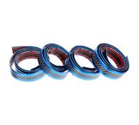 GARVALON 4 Rollen Autotürschwellenschutzstreifen Breit Rutschfeste Kratzfeste Gummi Türkantenschutz für Auto Stoßfänger Ladekante Rücksitz Schutz