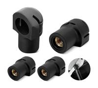 Gasdruckfeder Anschluss Gasfeder Kofferraum-Gasfeder Endstück M6-4 Stück Gasdruckfedern Deckel, Gasfederdeckel für Motorhaube, Wohnwagen Fenster Ersatzteile, Gasfedern Endkappen für Kugelkopf 10.5mm