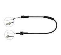 Gaszug Steuerung Drosselklappe 736 mm A.B.S. für u.a. OPEL VECTRA