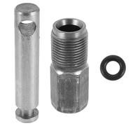 Gatuida 2 Stück Hydraulikheber Zubehörset Metall Hubkolbenzylinder und Ölpumpendichtung Ersatzteile für Vertikale Wagenheber Kompatibel für Autoreparaturen und Werkstattgebrauch