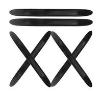 Gatuida 6 Stück Selbstklebender Türkantenschutz aus Schwarzem Kunststoff Antikollisionsleiste für Autotüren und Rückspiegel Unauffälliger Stoßstangenschutz für Fahrzeuge