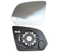 GCTRICL Flügel Spiegelglas Ersatz für Benz V Class Vito W447 2016-2019,Umkehrlinse Rückfahrglas Spiegel mit Heizfunktion/Spiegelglas Links Rechts mit Trägerplatte Toter-Winkel-Assistent,Left