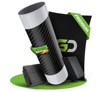 GD-Shield Auto Ladekantenschutz passend für VW Golf 6 2008-2014 VII Lackschutzfolie-Set, Rakel & Microfasertuch Stoßstangenschutz, Kratzschutz, Schutzfolie, Lackschutz, Carbon Optik