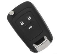 Gdfnmogo 3 Tasten Autoschlüssel Gehäuse Ersatz Gehäuse für Opel Astra Insignia Vectra Corsa Zafira Schlüsselbart Schlüsselbart ohne Elektronik 61x30x17mm