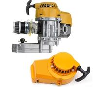 Gdfnmogo Rasenmäher Seilzugstarter Legierung für 47cc 49cc luftgekühltes Mini Dirt Bike Quad ATV kompatibel mit Coolster SSR SX50 Kompakt Leicht Einfache Installation