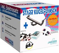 GDW AHK für Nissan NV300 16-21 starr Kugelflansch + 13-pol JAEGER ES SPEZ