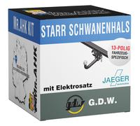 GDW Anhängerkupplung abnehmbar Kugelstange von unten gesteckt - AUDI A5
