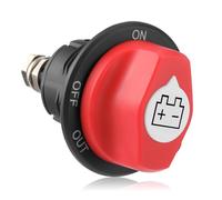 GEAREVER 100A Batterieschalter Auto Batterie Trennschalter Hauptschalter 12V-48V ON-Off Wasserdicht Einbau Stromschalter für Auto Motorrad Marine Caravan Yacht Bus Boot LKW KFZ