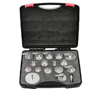 GEARMONSTER 17-TLG. Bremsenentlüftungsgerät Adapter Set Entlüftungsgerät Kfz Bremsenentlüfter Adapter mit Schnelladapter passend für Auto Bremssysteme Bremsenentlüftungs Set