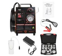 GEARMONSTER KFZ Bremsenentlüftungsgerät 220V Auto-Bremsenentlüfter mit Drucküberwachung Elektrisch Bremsenentlüftungsset Bremsflüssigkeitswechsel-Set, 0.5~2.5Bar Einstellbarer Druck