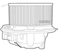Gebläse für Linkslenker DEA32003 DENSO für AUDI SEAT SKODA VW