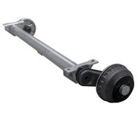 Gebremste AL-KO COMPACT Achse für schwere Anhänger und Autotransporter 1000kg 1200mm 1570mm 4x100