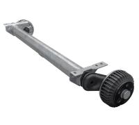 Achse 1500 kg, 1260 mm, GEBREMST, für Pkw- Anhänger, AL-KO
