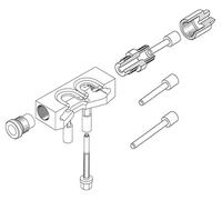 GEDORE Ausdrücker, Querlenkerklemmschraube rechts links für VW KL-0250-40