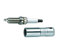GEDORE D 55 Zündkerzeneinsatz mit Haltefeder 3/8" 14 mm (Werkzeuge für Motor einschließlich Kühlsystem, Kraftstoffanlage, Abgasanlage, Klima)