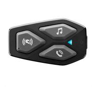 INTERPHONE UCOM3 - Einzelpack - Bluetooth 5.1 Motorrad-Helm-Gegensprechanlage, 40-mm-HD-Kopfhörer, Motorrad-Motorradnutzung, Entfernung 500 m, Akkulaufzeit 10 Stunden, Musik, GPS, wasserdicht IP67