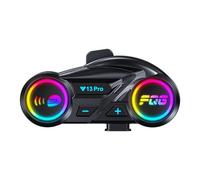 Gegensprechanlage Fahrrad Headset für 2 Personen Intercom Motorrad Helm Kommunikationssystem Freisprecheinrichtung Ohr Motorradhelm Kopfhörer Bluetooth Kabellos Intercom Fahrrad Sprechfunk 2er Set
