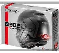 N-COM Headset B902L R mit Notbremslicht für Nolan N100-5 N90-3 N87 N70-2 N40 N104 N44