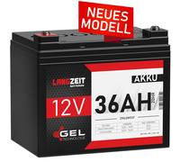 Gel Akku 12V 36Ah Blei Batterie Solar Golf Caddy Trolley Boot ersetzt 33Ah 35Ah